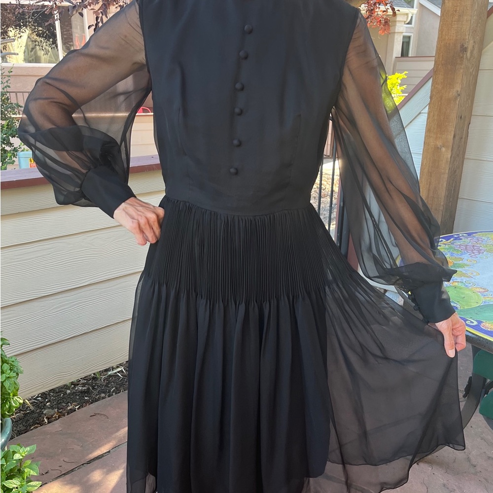 1970s Vintage Party/Cocktail Dress - Picture 3 of 7